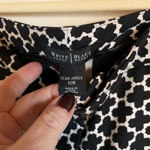 White House Black Market Slim Ankle Pant